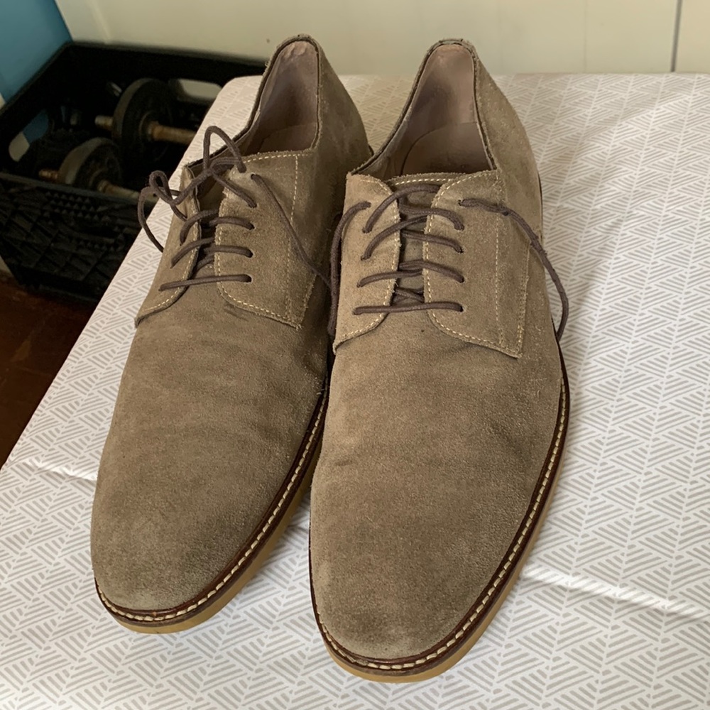 All leather shoes by banana republic